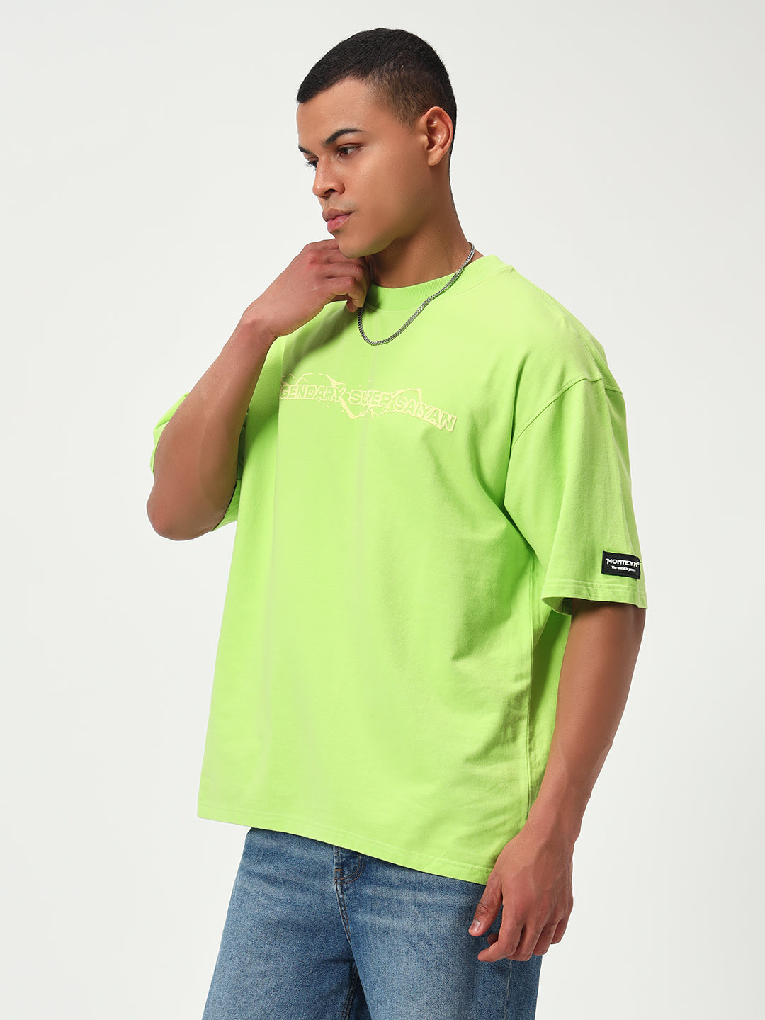 Monteynclub Oversized Fit DBZ Broly's Rage Graphic Tshirt