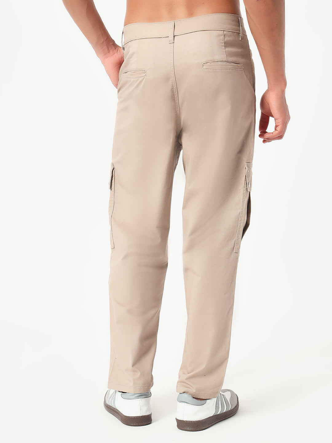 Monteynclub Regular Fit Beige Cargo Pants