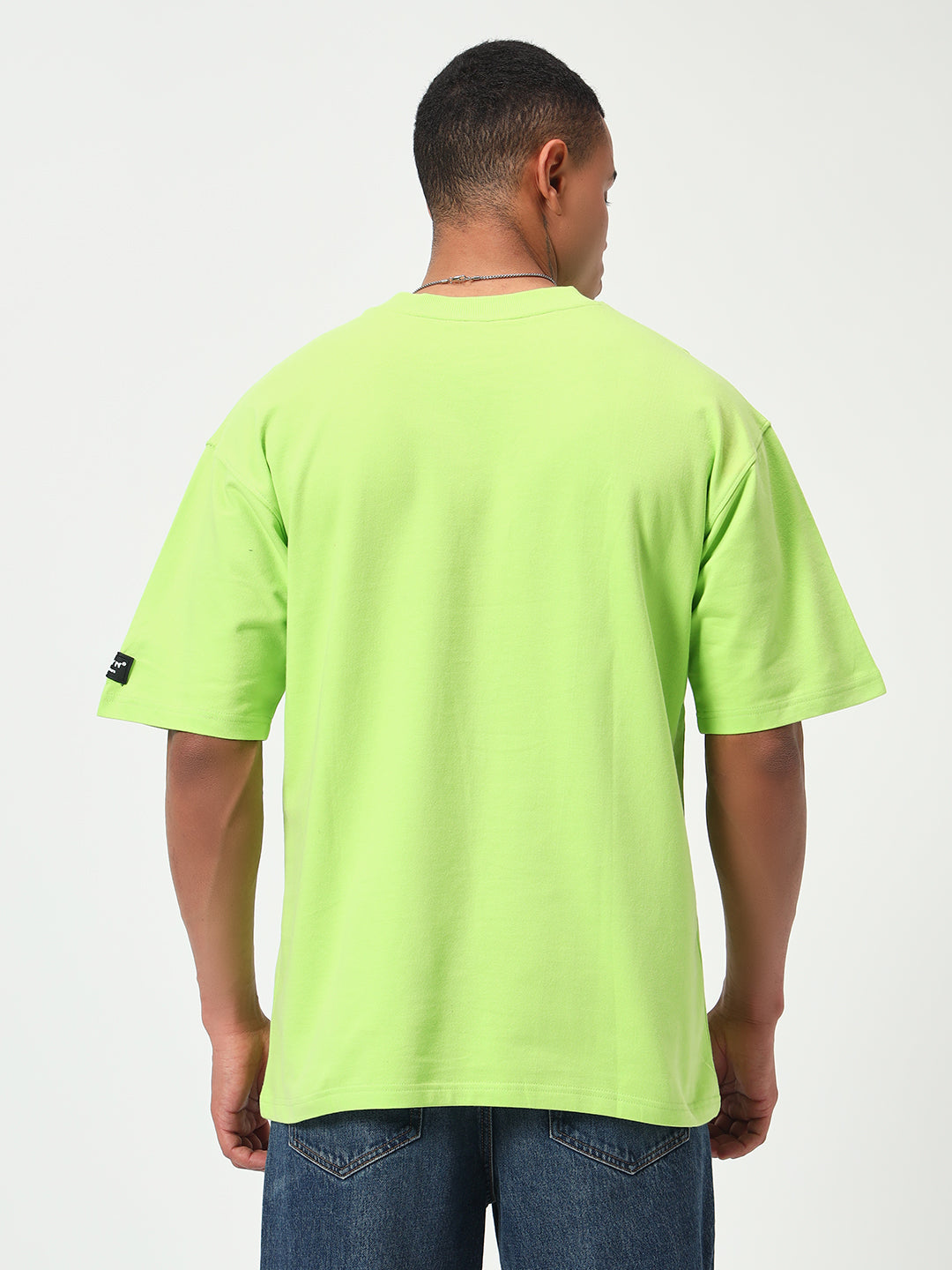 Monteynclub Oversized Fit Florescent Lime Premium Streetwear Tshirt
