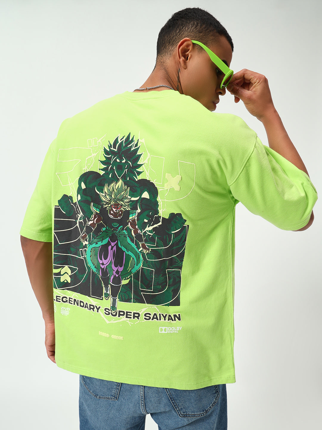 Monteynclub Oversized Fit DBZ Broly's Rage Graphic Tshirt