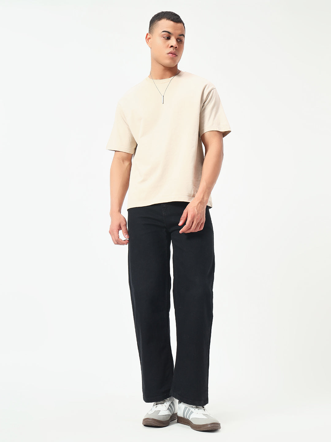 Monteynclub Relaxed Fit Premium Black Jeans