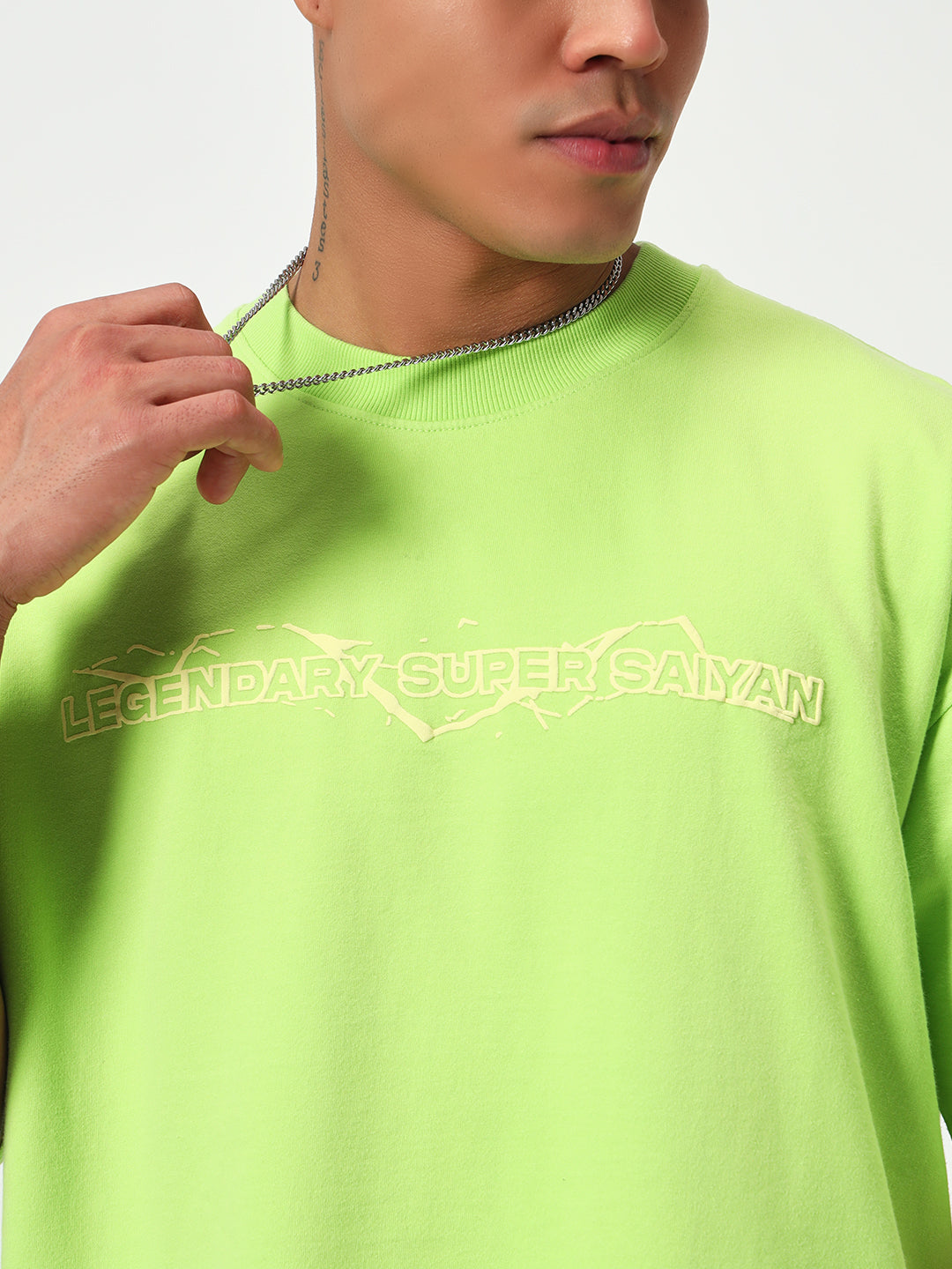 Monteynclub Oversized Fit DBZ Broly's Rage Graphic Tshirt