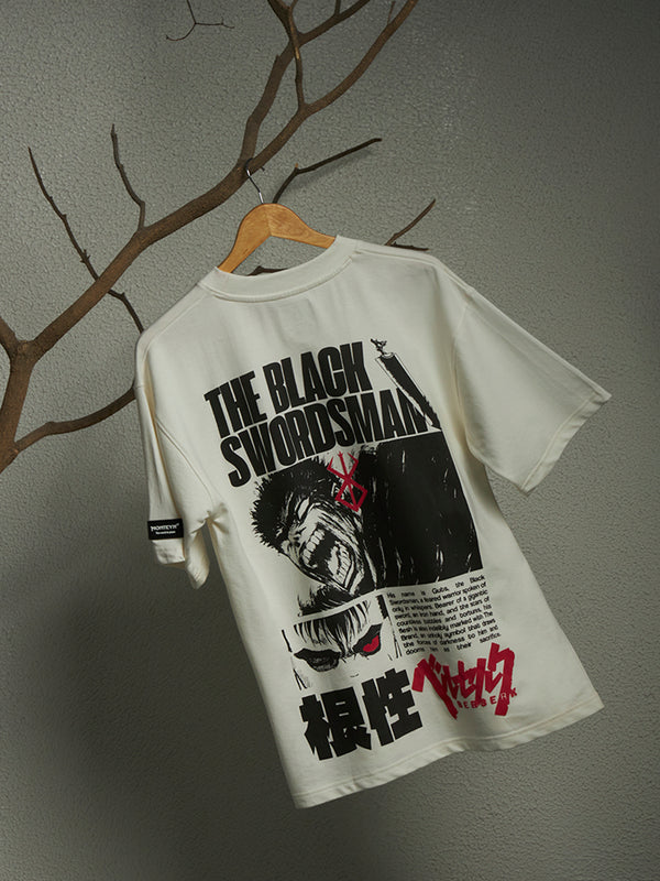 Iconic Berserk Swordsman Oversized Premium T-Shirt