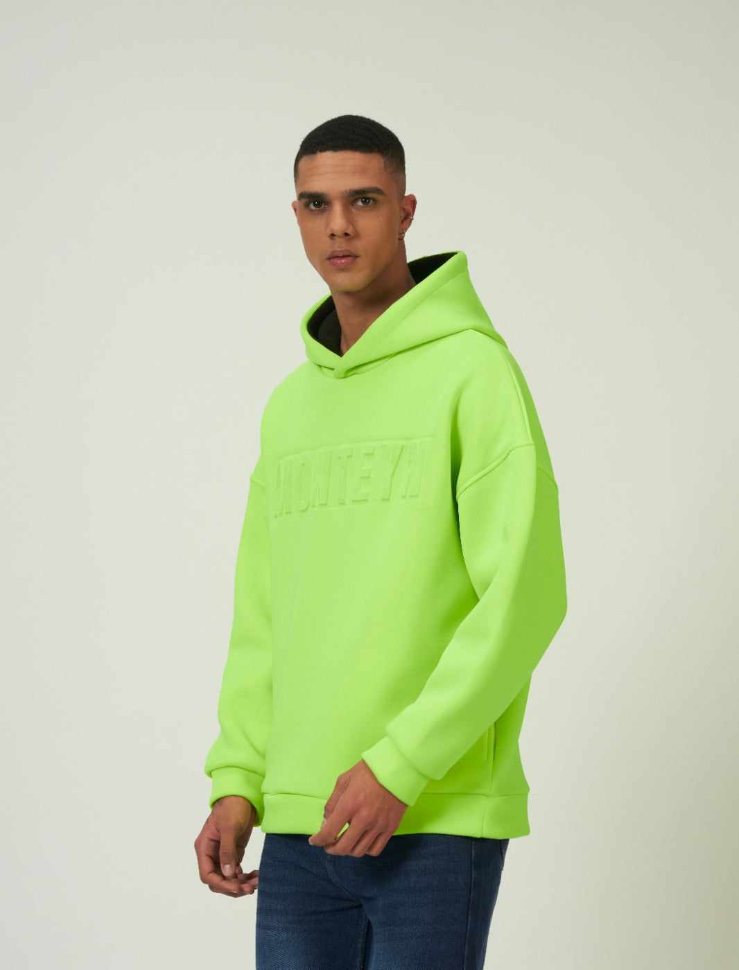 Monteyn "VOLT LIME"  – Super Oversized Premium Hoodie