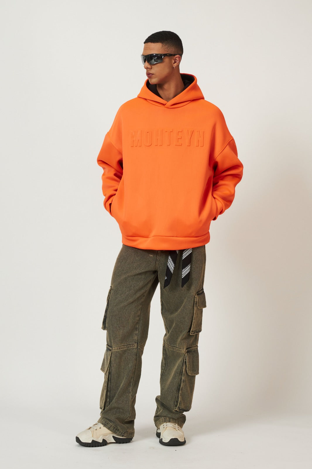 Monteyn "BLAZE ORANGE" – Super Oversized Premium Hoodie