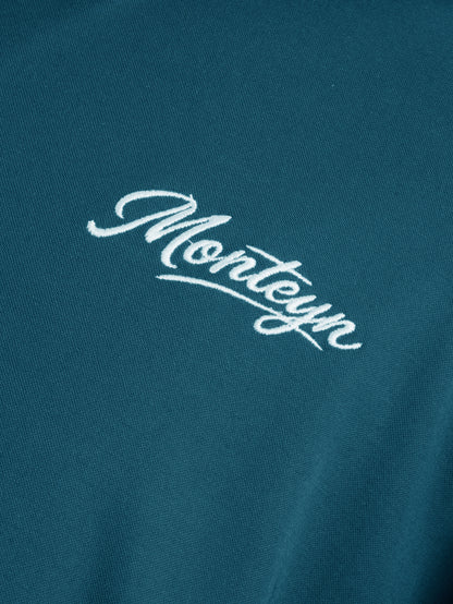 Midnight Teal Cuban Drape Shirt
