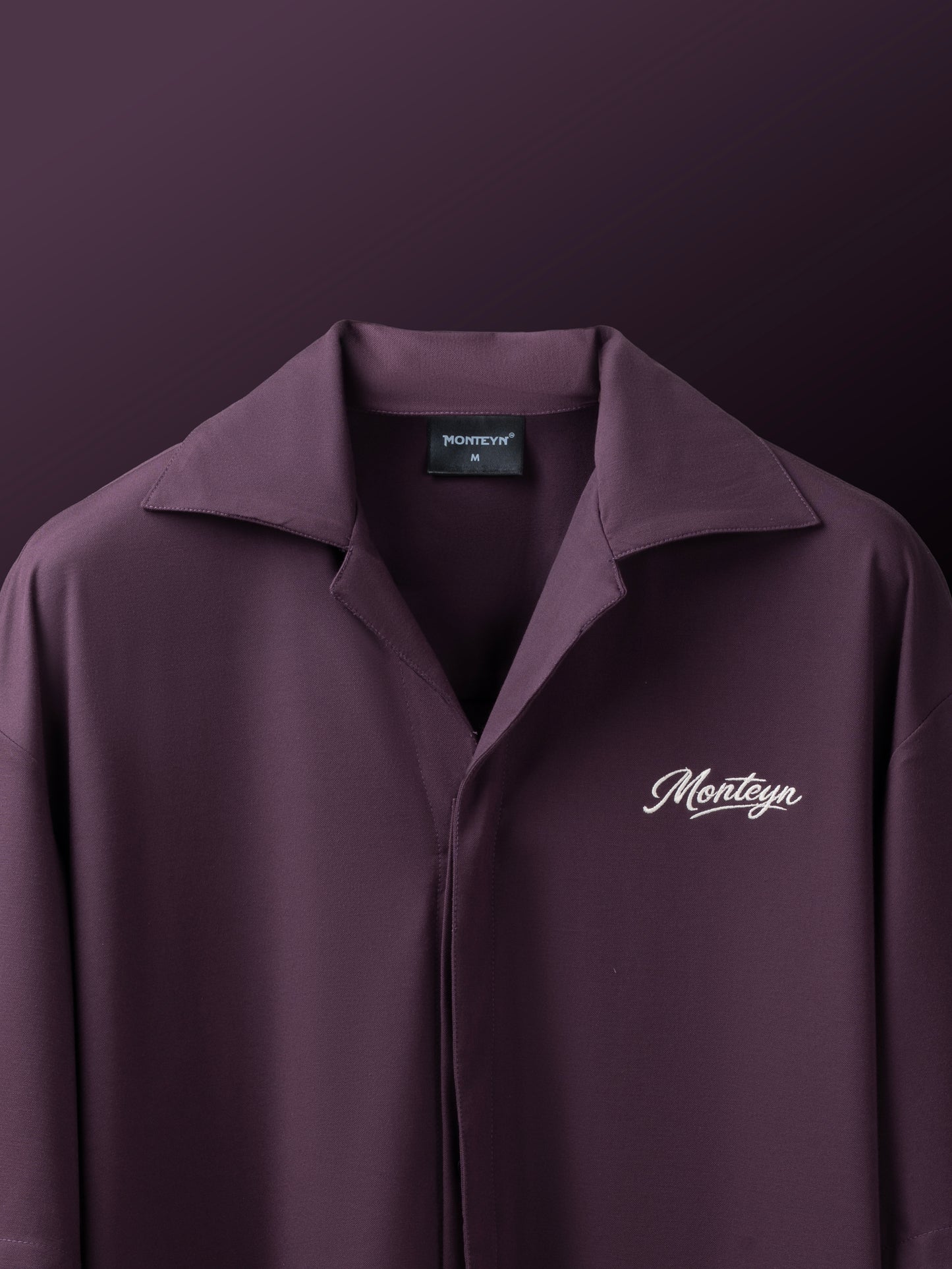 Merlot Cuban Drape Shirt