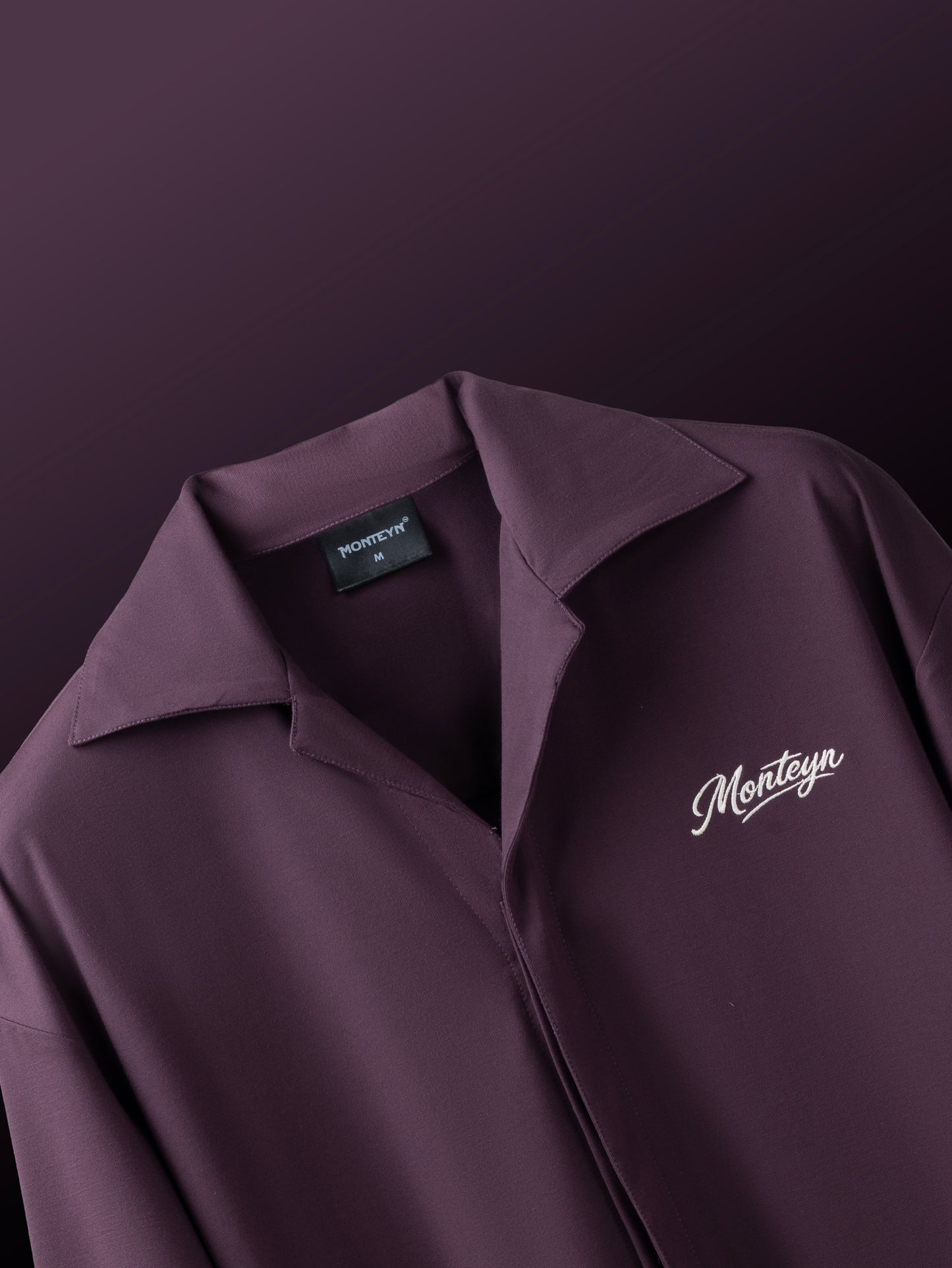 Merlot Cuban Drape Shirt