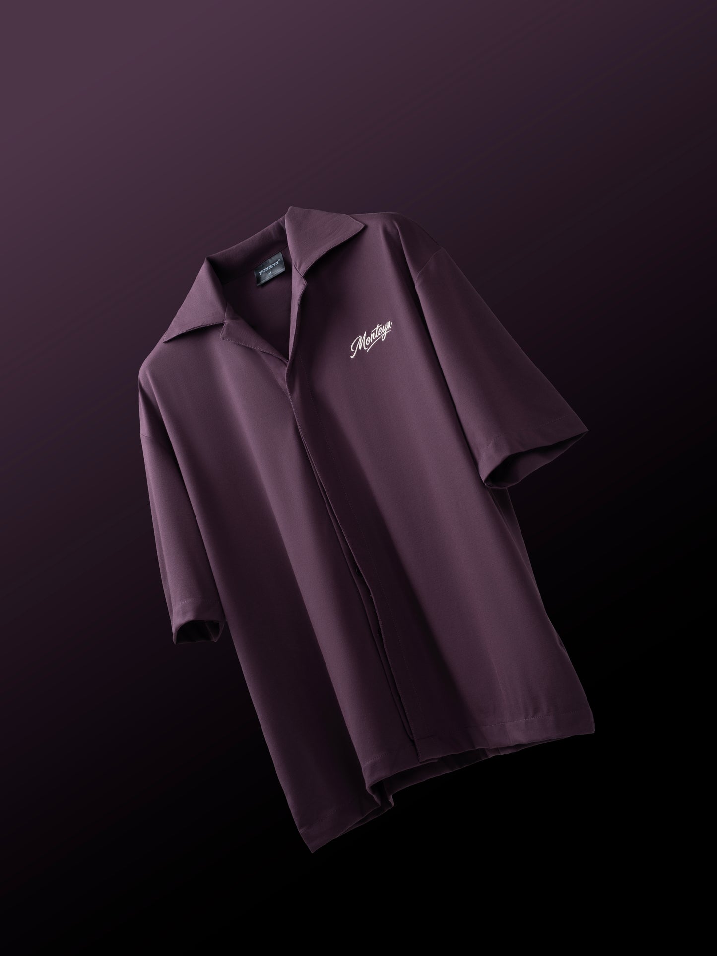 Merlot Cuban Drape Shirt