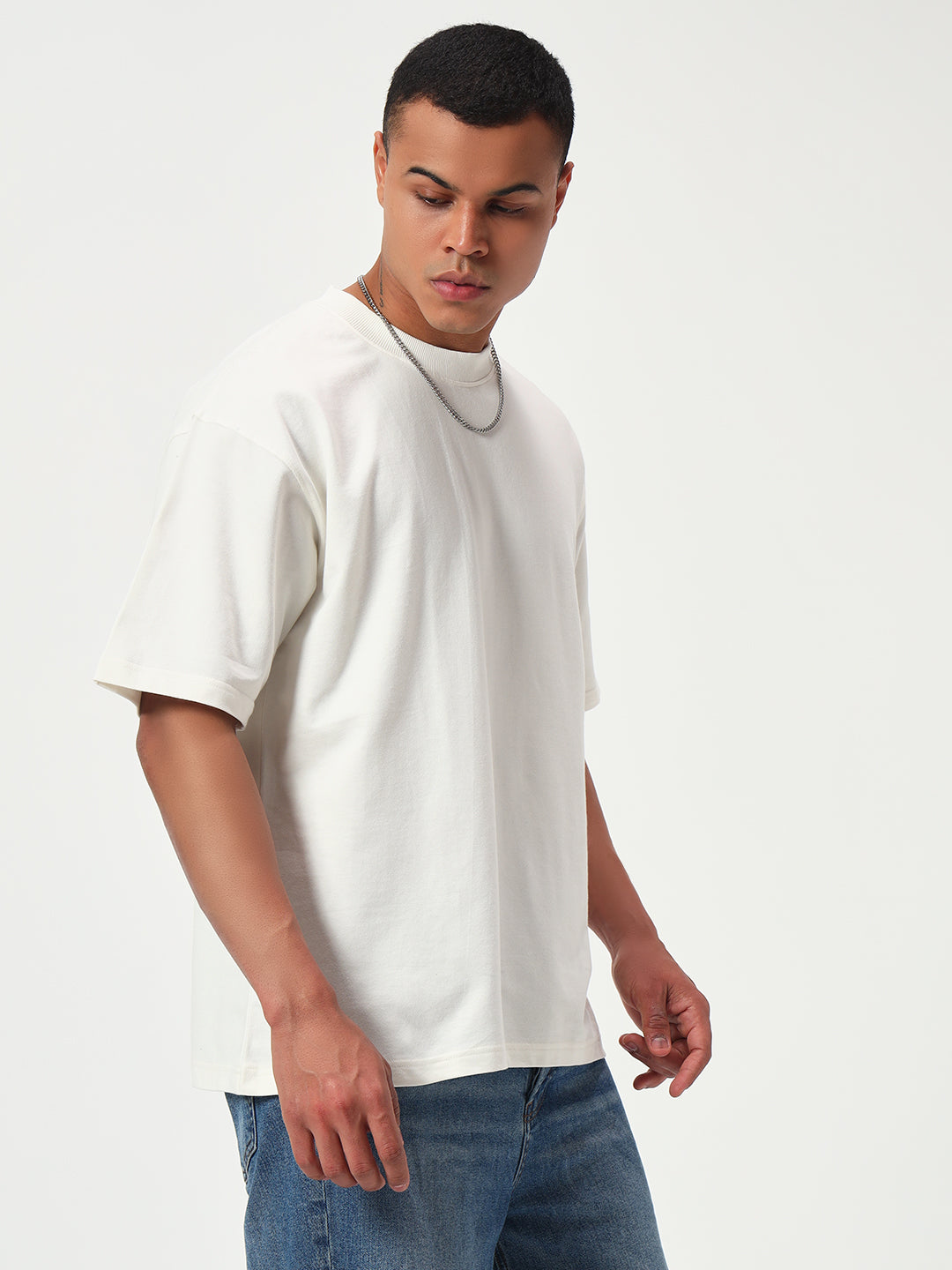 Monteynclub Oversized Fit White Premium Streetwear Tshirt