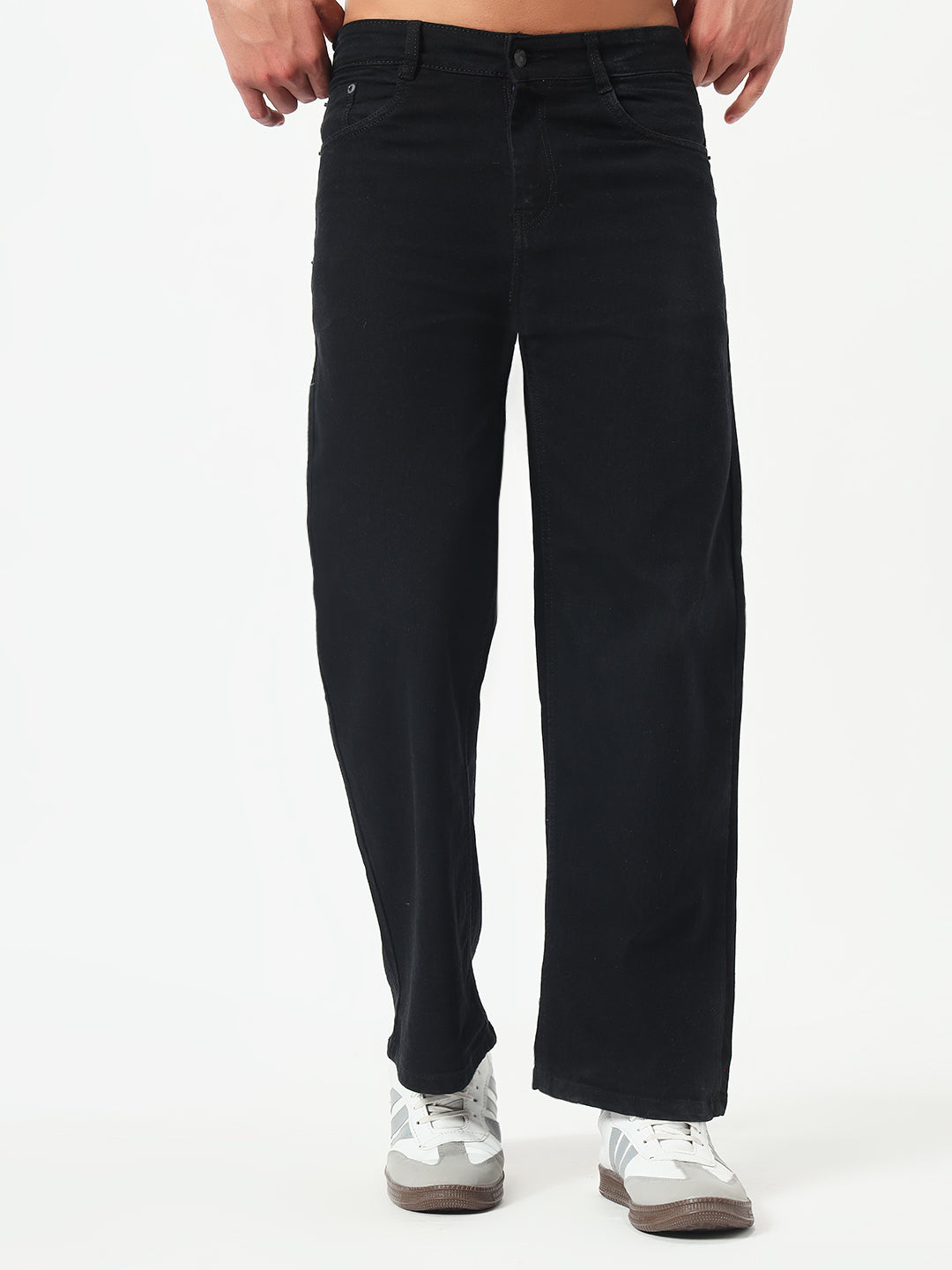 Monteynclub Relaxed Fit Premium Black Jeans