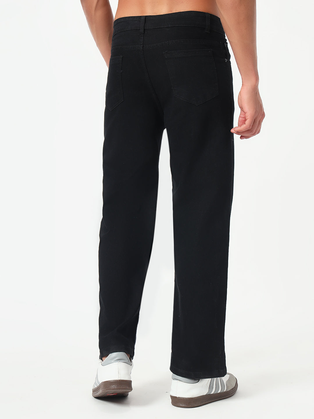 Monteynclub Relaxed Fit Premium Black Jeans