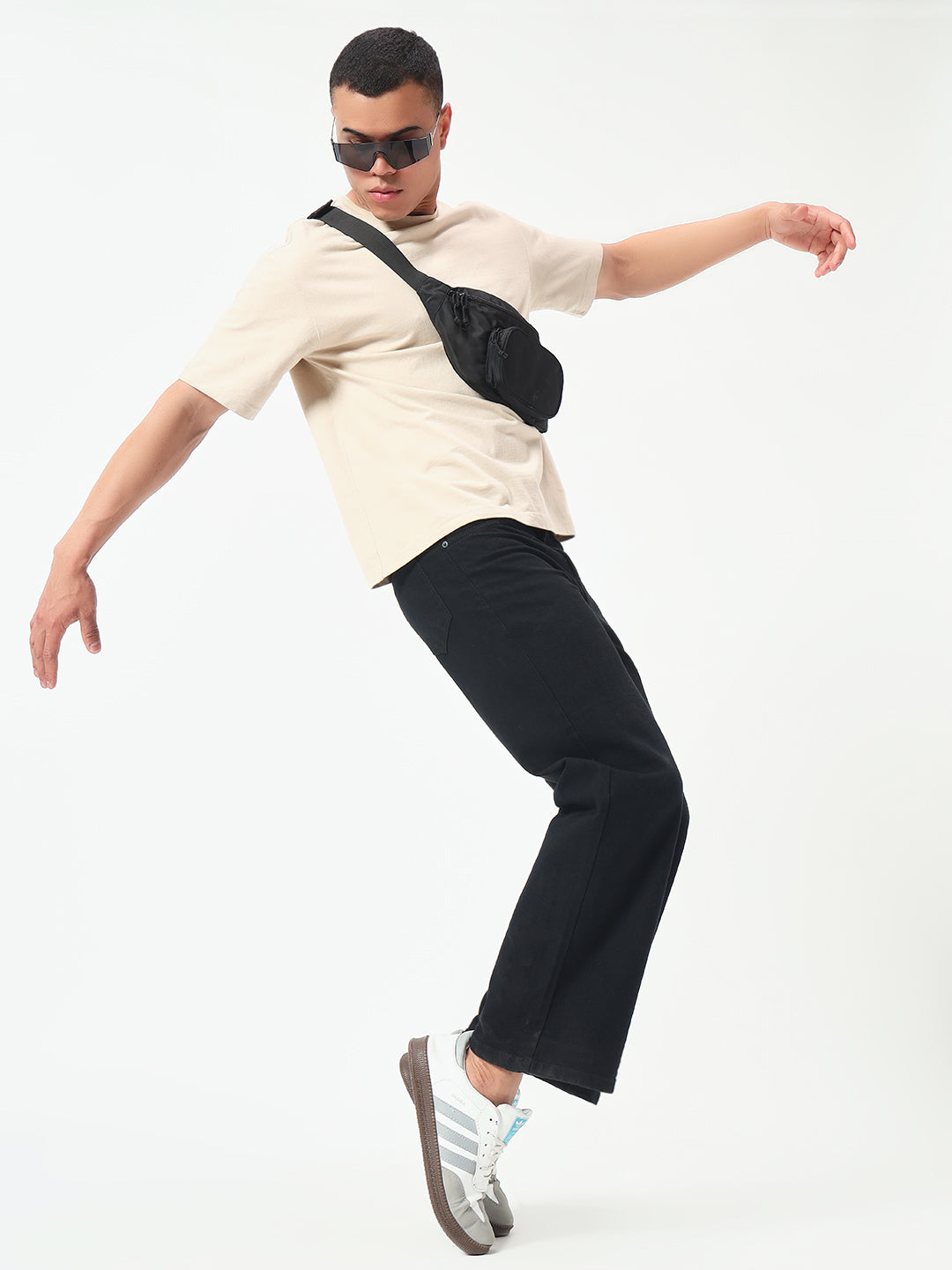 Monteynclub Relaxed Fit Premium Black Jeans
