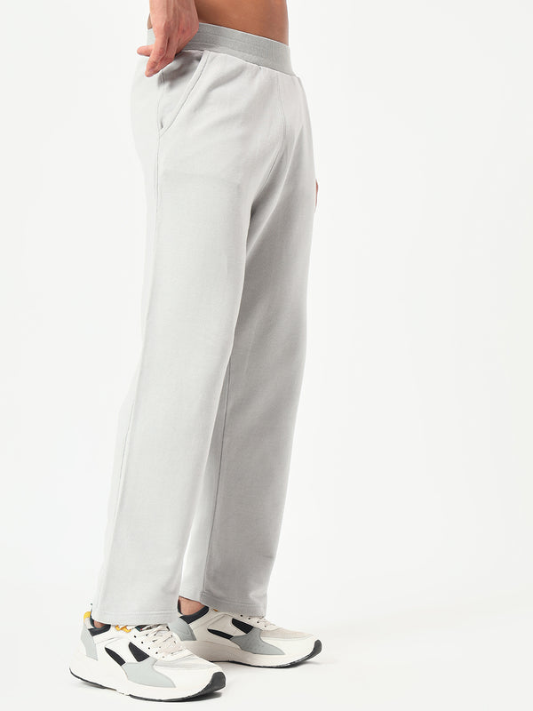 Solid Grey Relaxed Fit Lower